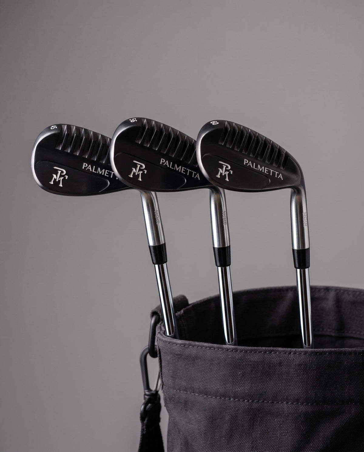 The Short Side - 45, 56 and 60 PM1 Noir Golf Wedges
